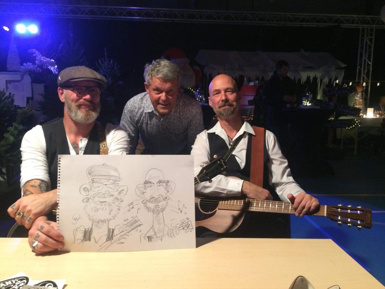 Leuk voor uw feest: laat karikaturen tekenen!