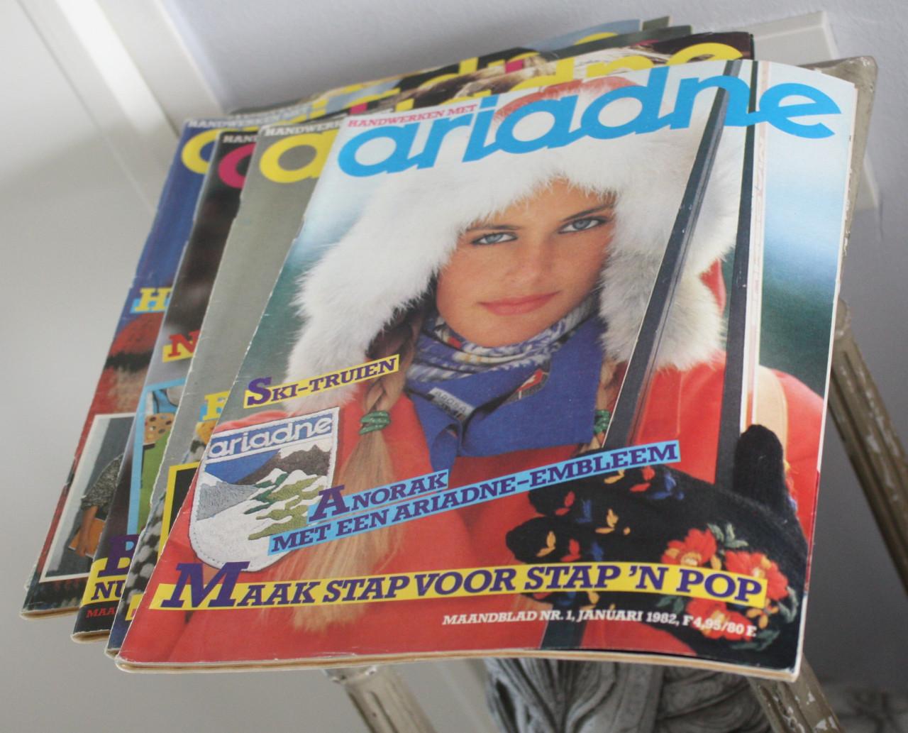 Handwerken met ariadne complete 5 tijdschriften 1982
