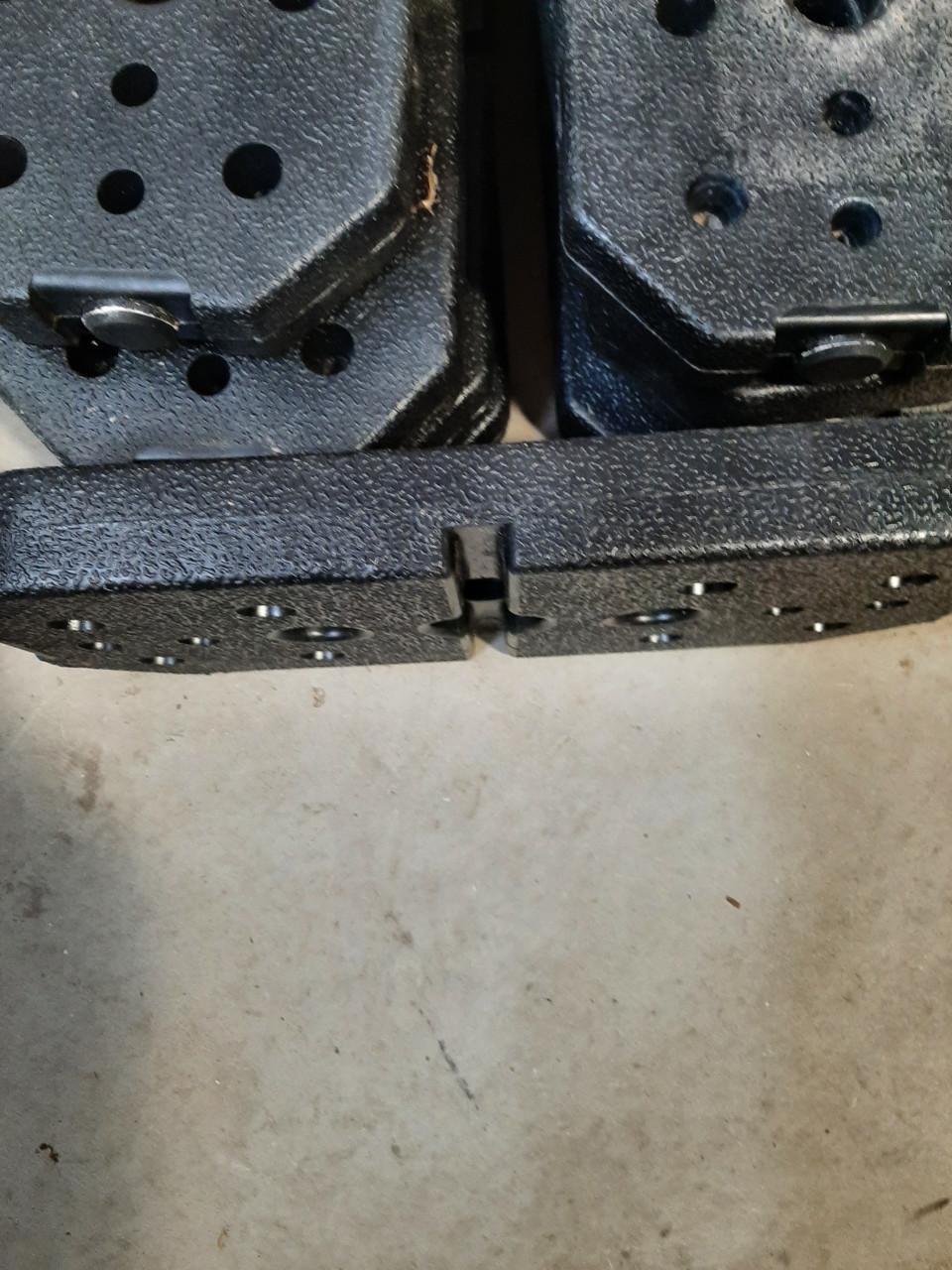 10 stuks kunstof gewichten