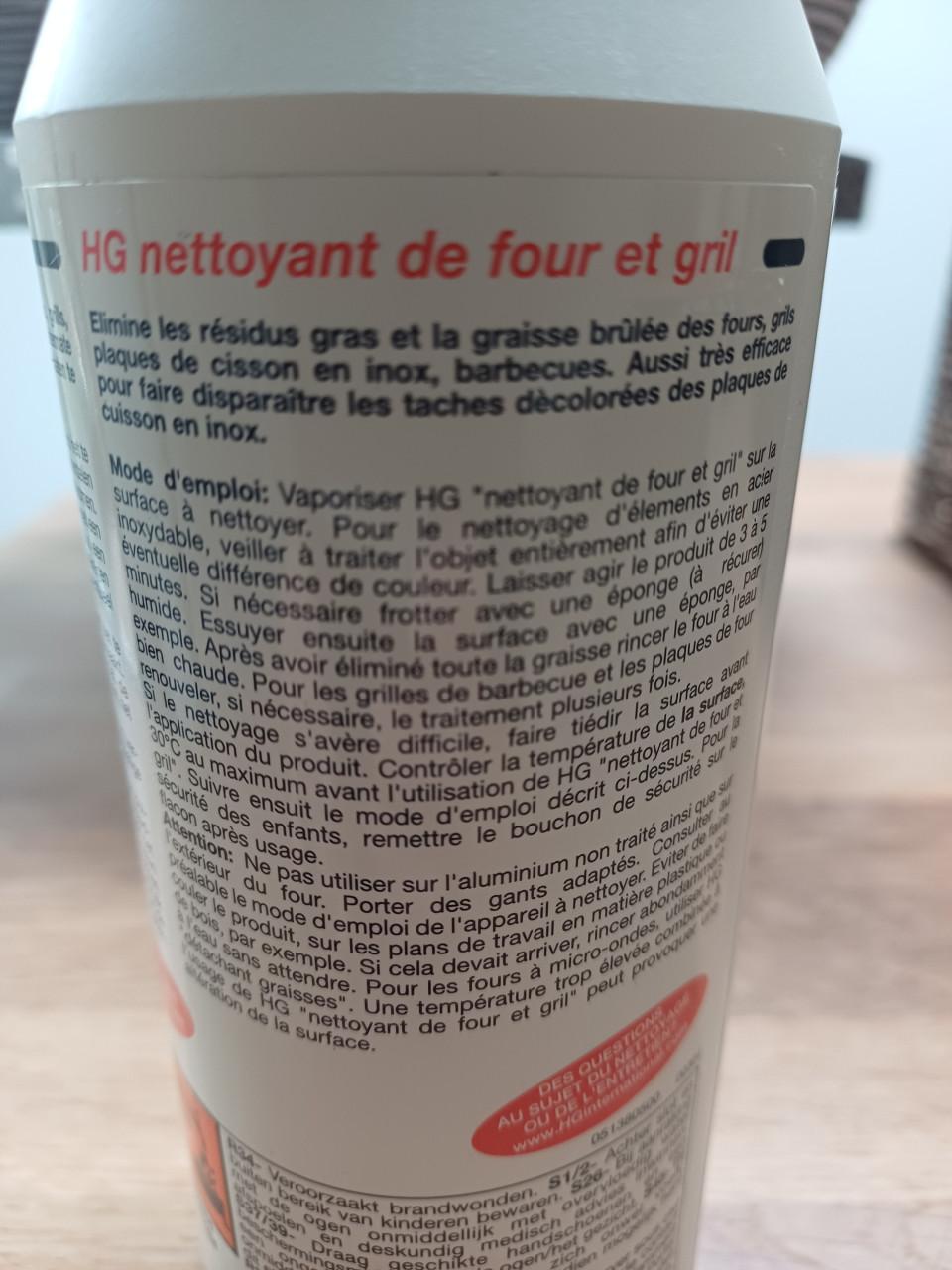 NIEUW: HG oven & grill reiniger 500 ml