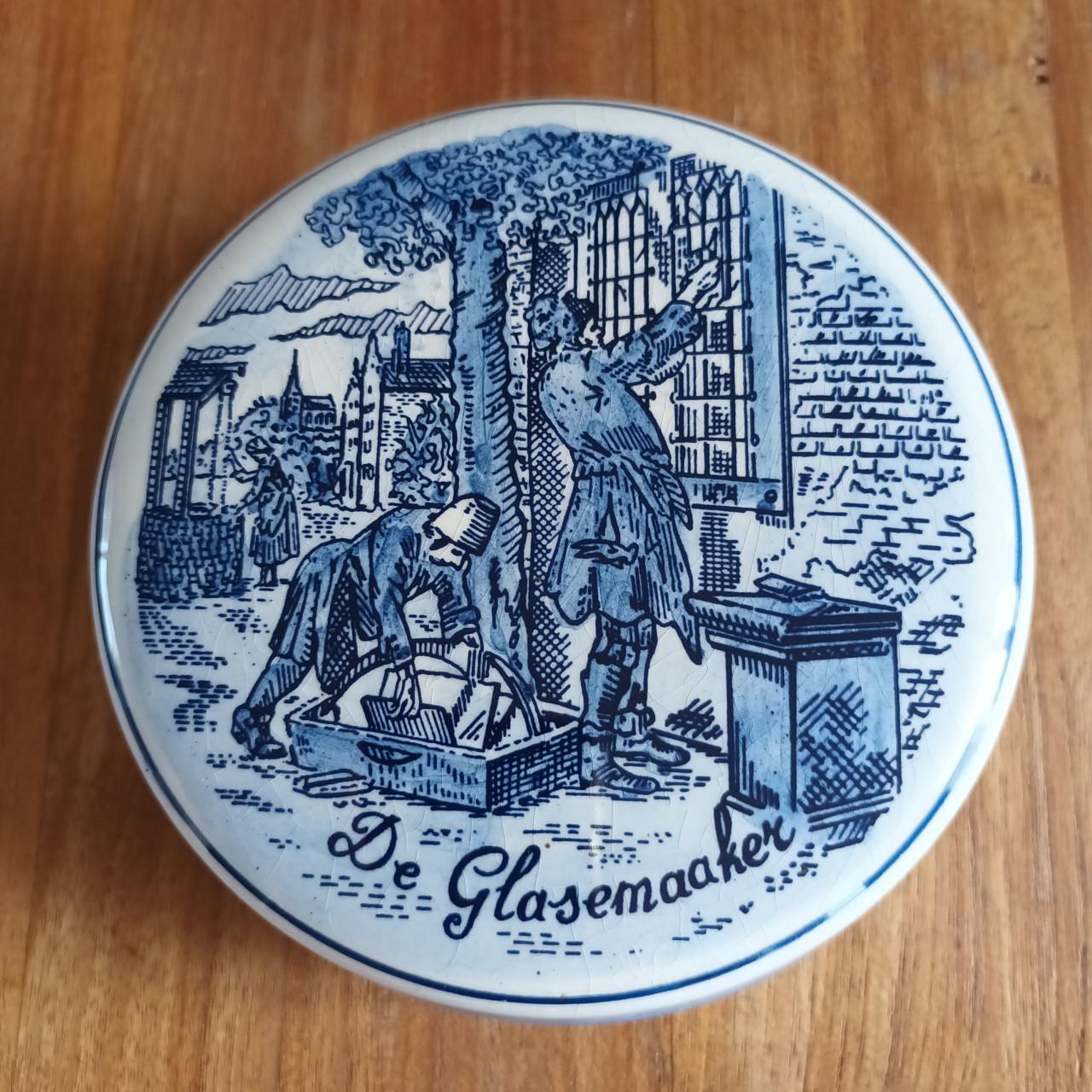 Delfts Blauw (bonbon)schaaltje De Glasemaaker