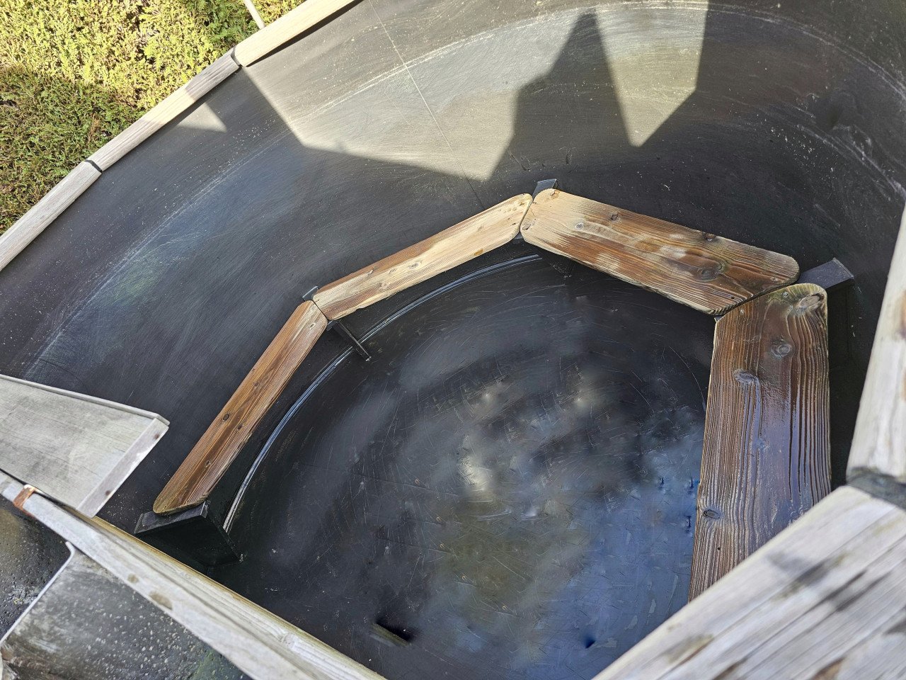 Hottub hout gestookt