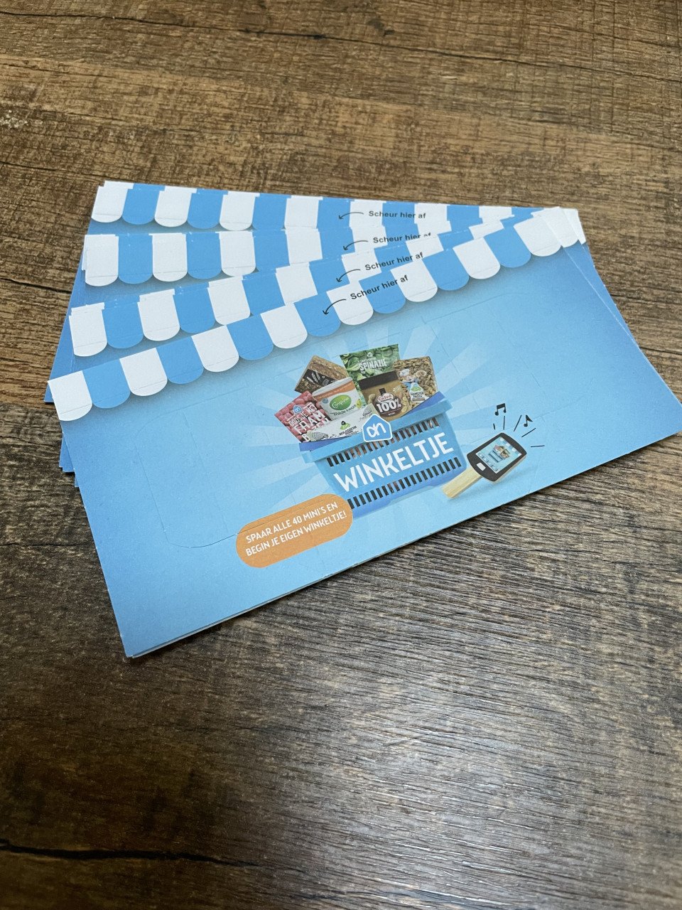 12 boodschappen minis actie AH