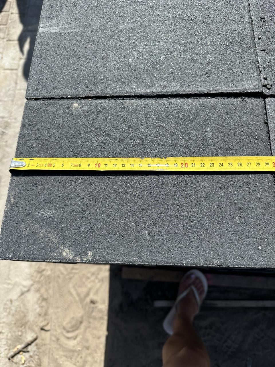 Nero terras stenen 20x30x6