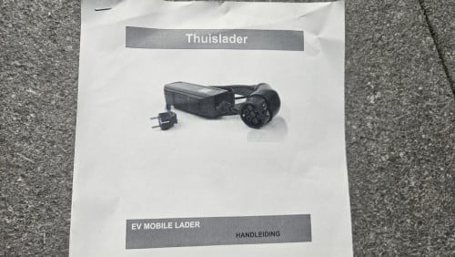 EV mobiele thuislader