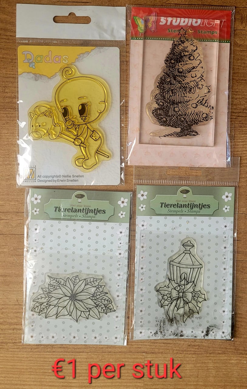 Sjabloon, stempels, Stencils   Vanaf € 0,50
