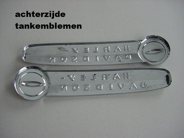 Harley Davidson Metalen Tankemblemen