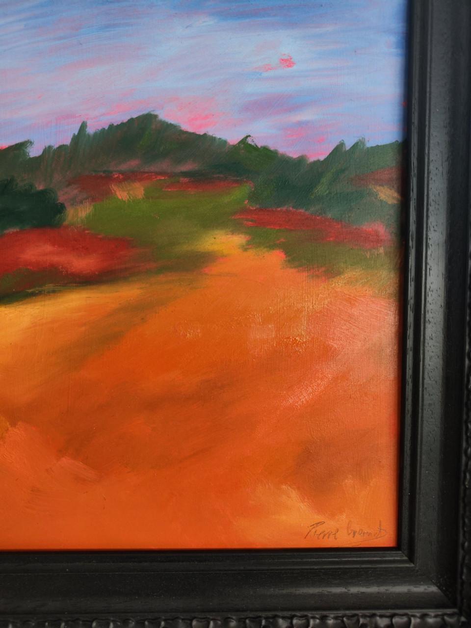 Schilderij Franse school (XX) - Calidez en el Campo