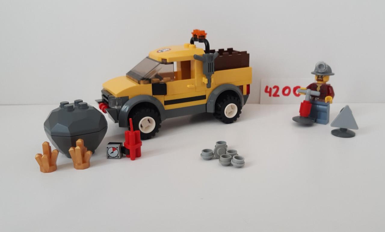 Lego City 4200: mijnbouw truck met mijnwerker
