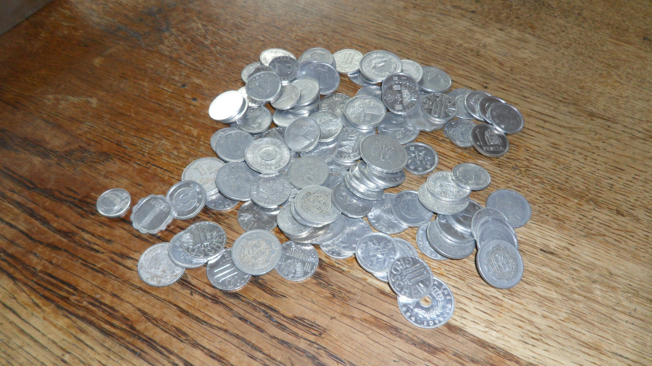 Verzameling Aluminium munten