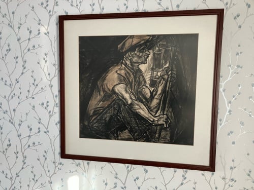Litho de mijnwerker van Thorop