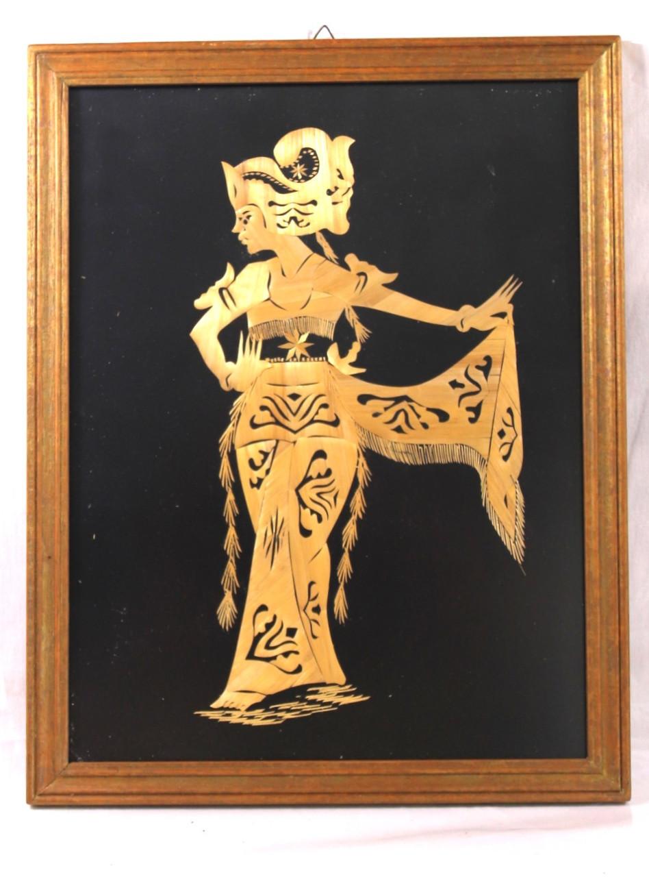 Javaanse danseres in lijst