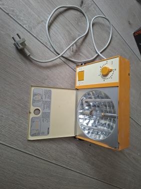Vintage gezichtsbruiner / hoogtezon Philips de luxe Sunlamp.