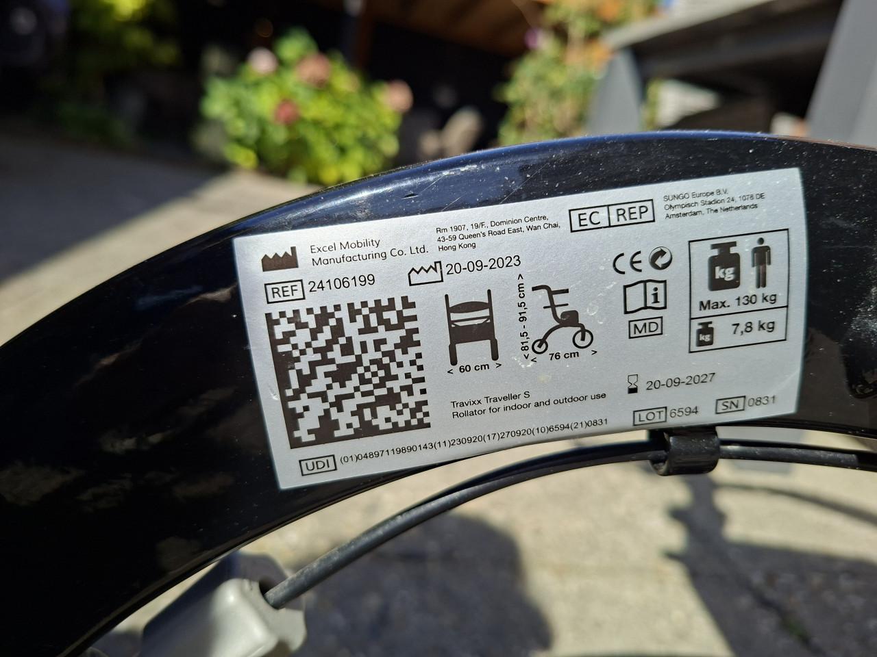 Travixx rollator de luxe