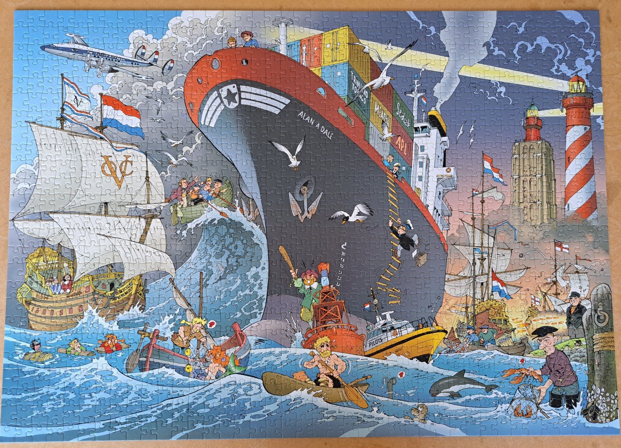 Zeeuwse puzzel - 1000 stukjes compleet