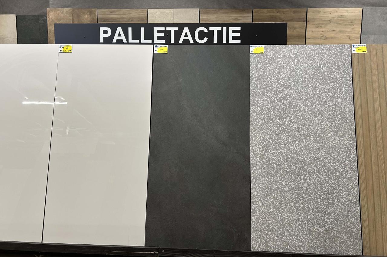 Vloertegels en wandtegels uit voorraad leverbaar