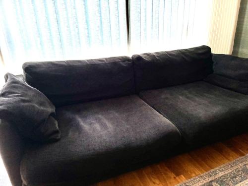 Gratis zwarte stoffen 3,5-4 zits bank