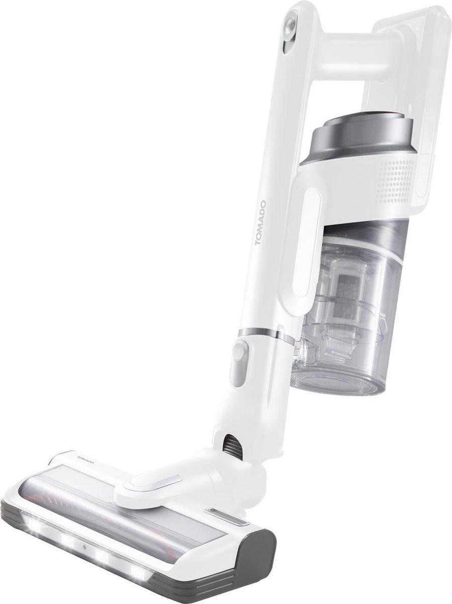 Tomado steelstofzuiger-snoerloos-inclusief kruimelzuiger