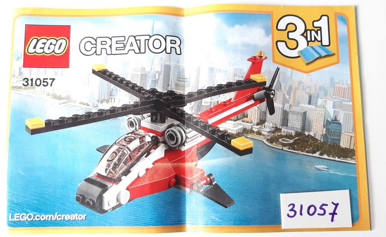 LEGO Creator 31057: Helikopter, watervliegtuig of een catamaran.