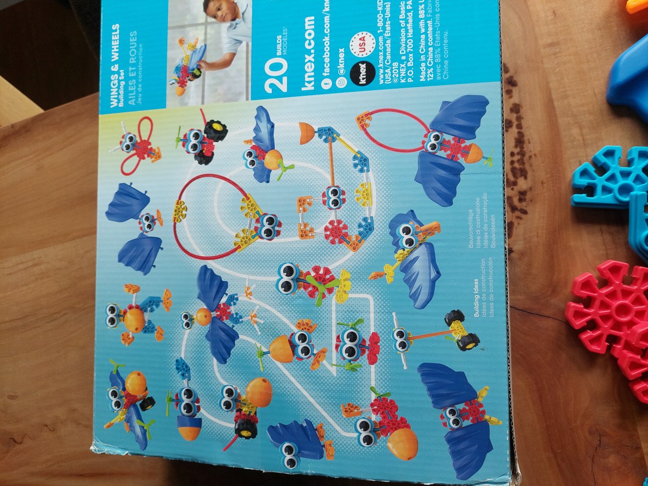 Kid Knex wingerd & wheels