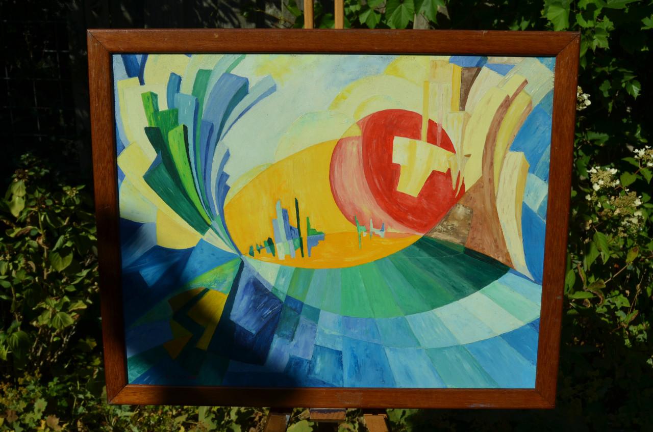 Zeer kleurig Drieluik C. Nijssen