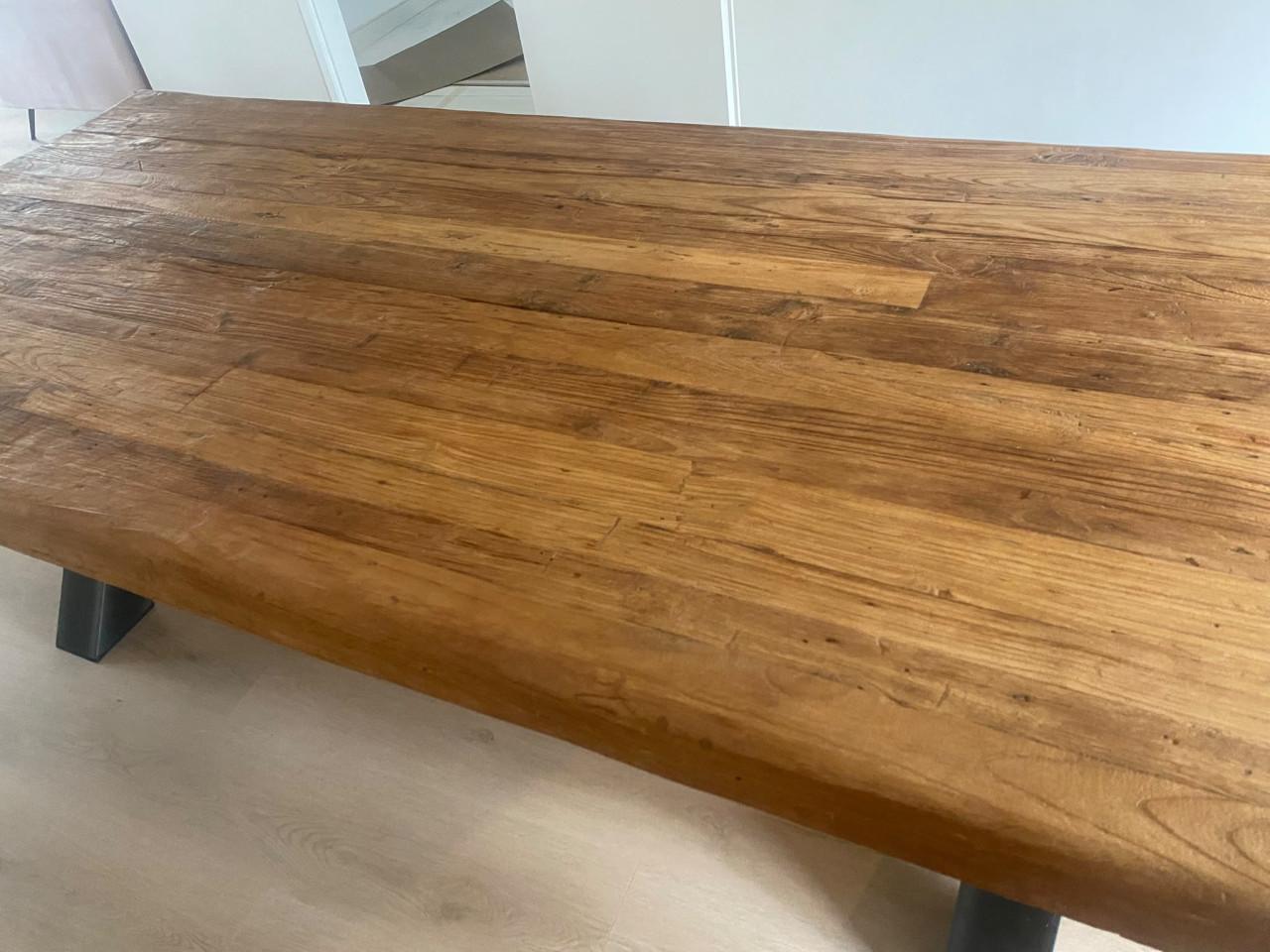 Prachtige teakhouten eettafel Mazzo (Pronto Wonen) – 220 x 105 cm