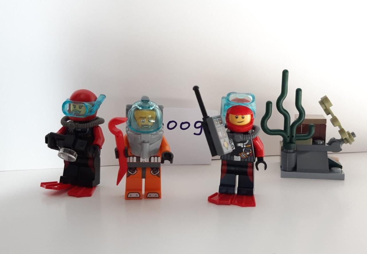 LEGO City 60091: Diepzee Starter Set,3 minifiguren + haai, boekje  + doos