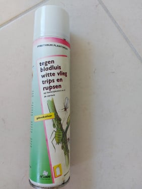 Spray tegen bladluis/ witte vlieg/ rupsen