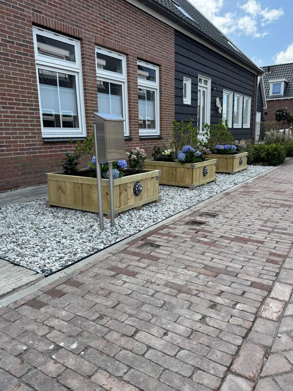 Zeeuwse knop bloembakken projecten ter inspiraties L100 x B100 x H40