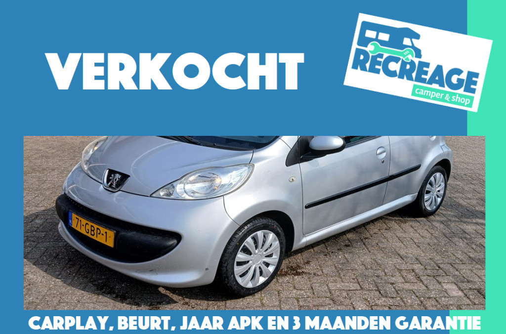 Peugeot 107 xr 1.0 | airco, carplay, beurt, jaar apk, 3 maanden garantie