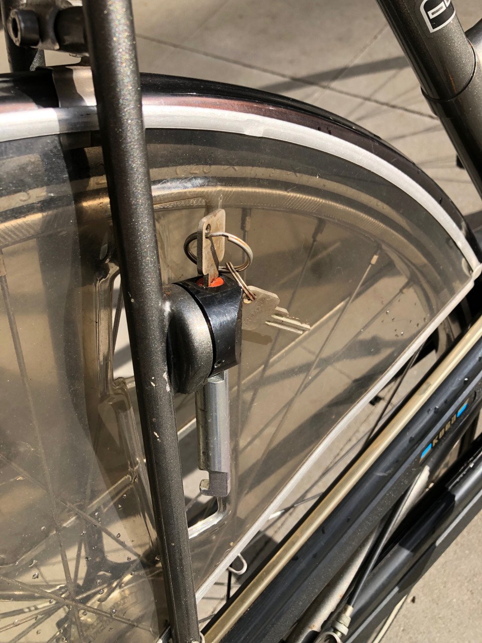 Damesfiets.