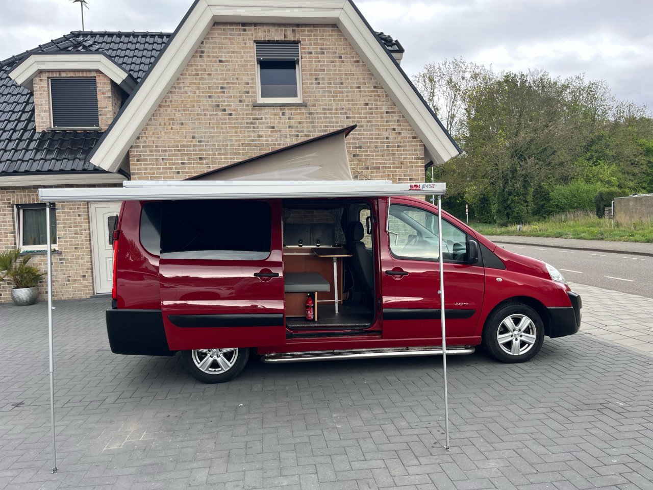 Camperbus citroen jumpy 1.6hdi Airco luifel