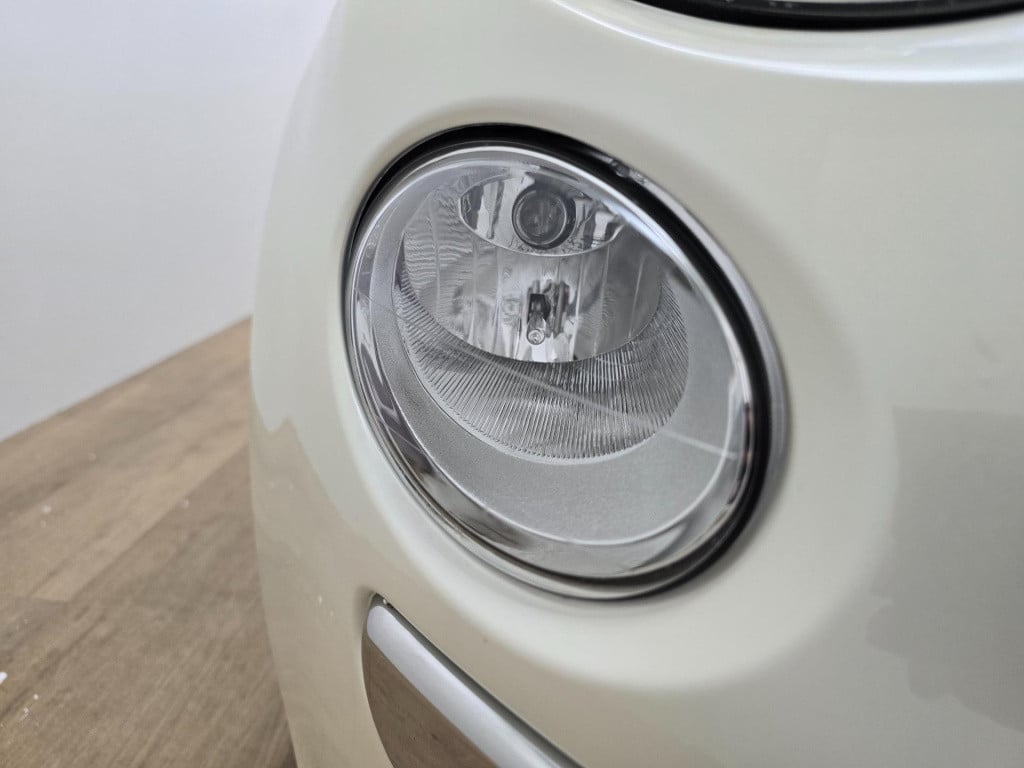 Fiat 500 twinair met panoramadak en unieke parelmoerkleur | tweedehands fia