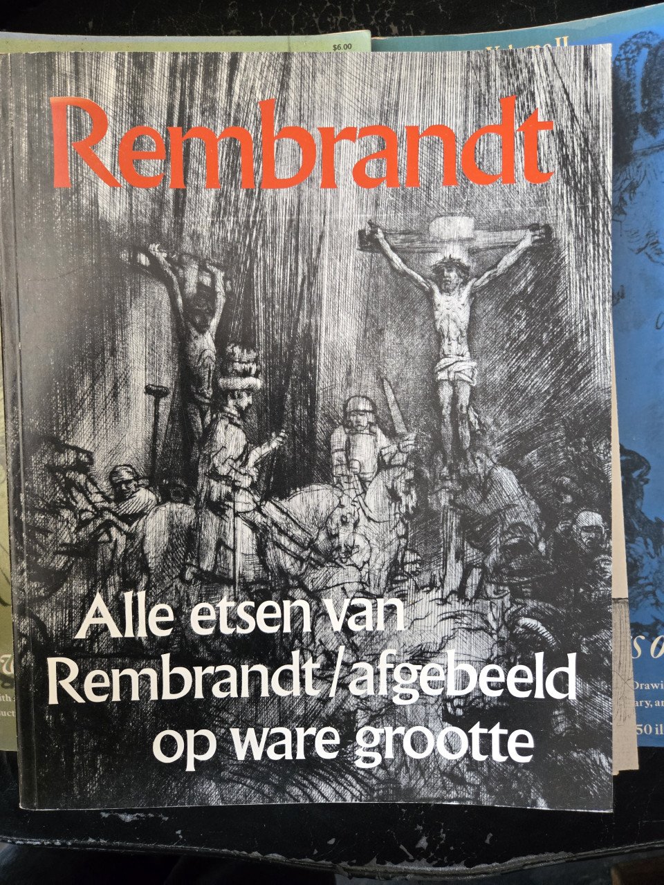 3 Boeken  Rembrandt: alle etsen, drawings of Rembrandt vol.1 & 2