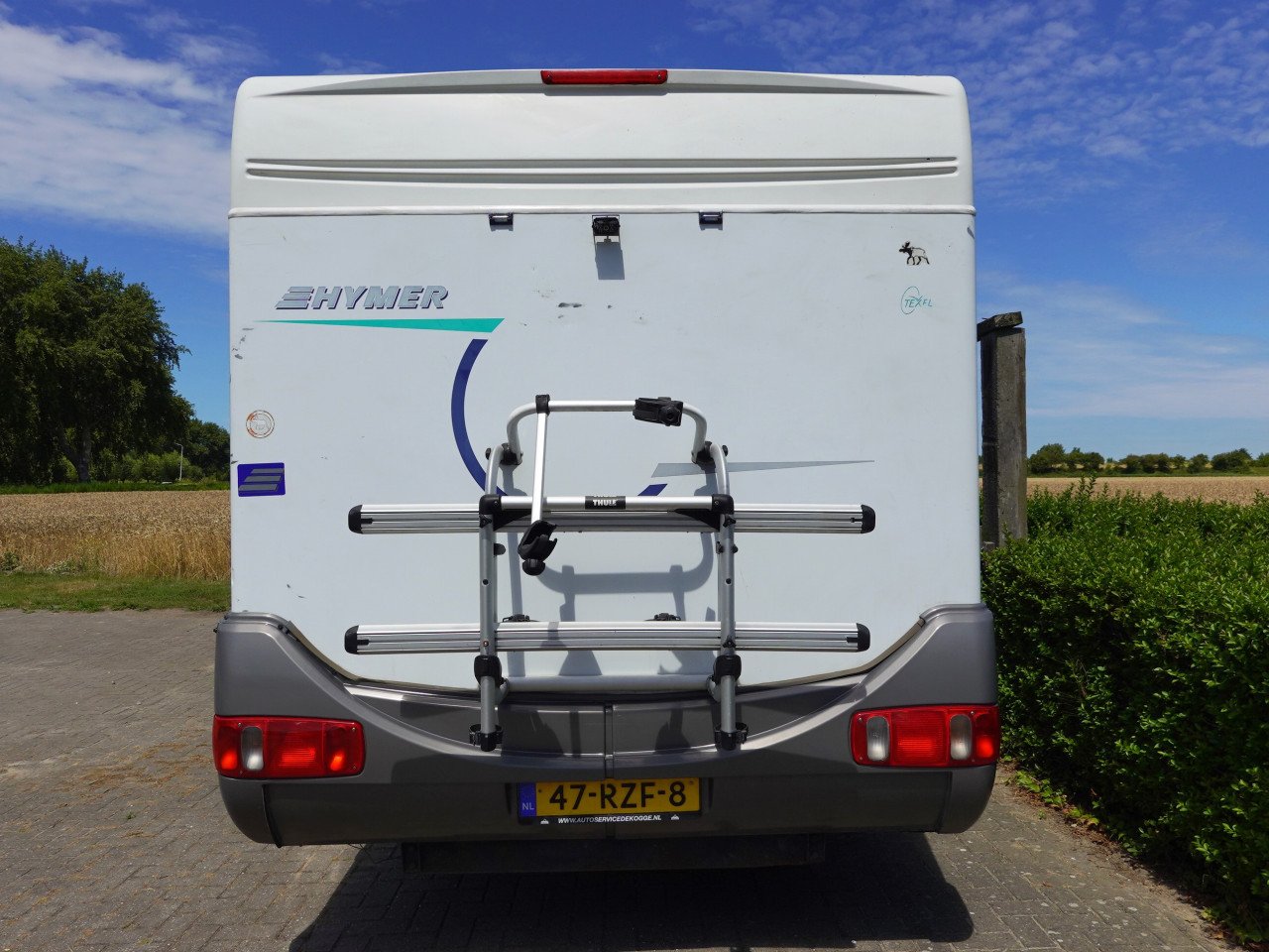 Ruime Hymer camper, ideaal voor weekendjes weg of lange reizen, voor 4 pers