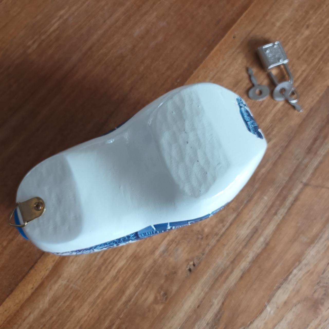 Delfts Blauw klompje spaarpot