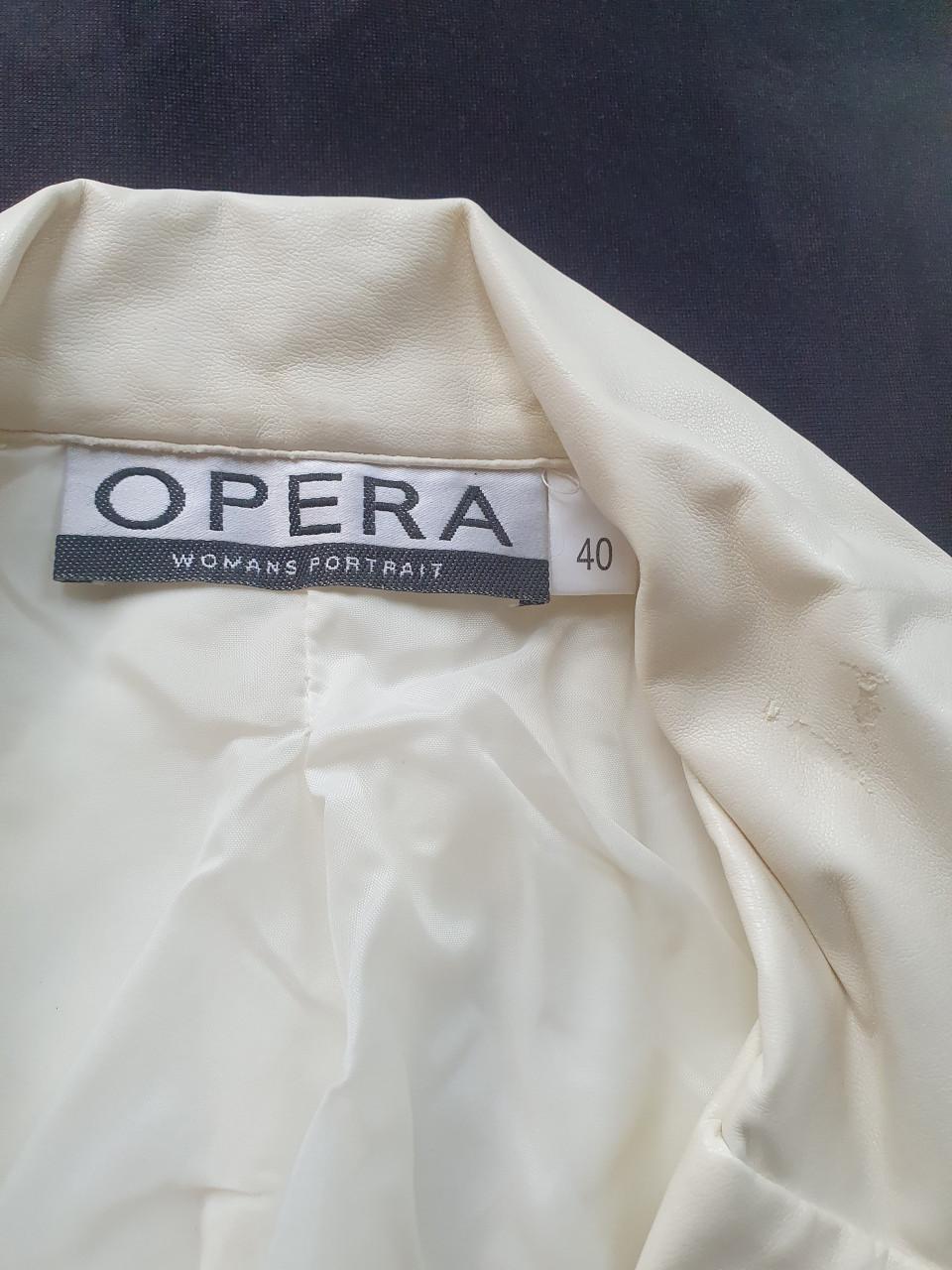 Carnaval nep leren jas