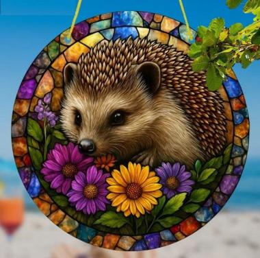 Raamhanger egel ( extra kleurrijk )