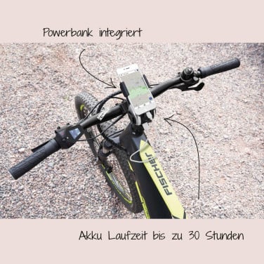 Telefoonhouder powerbank en handschoenen free voor op de fiets