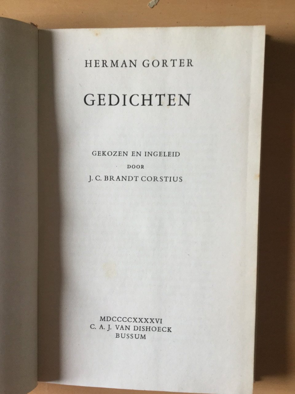 Keuze Herman Gorter 1946