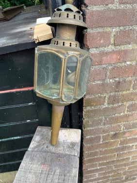 Koetslamp messing