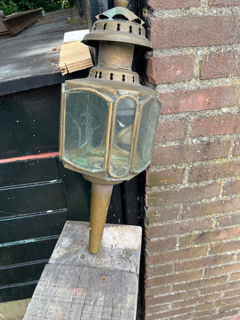 Koetslamp messing