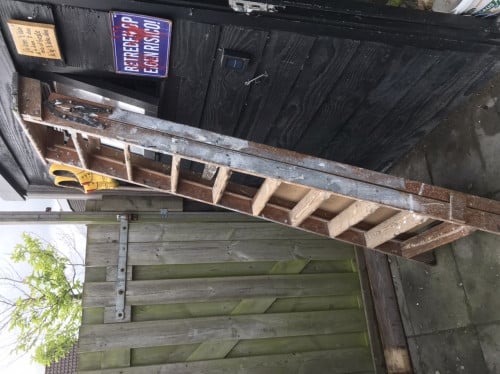 Schilderstrap ladder decoratie