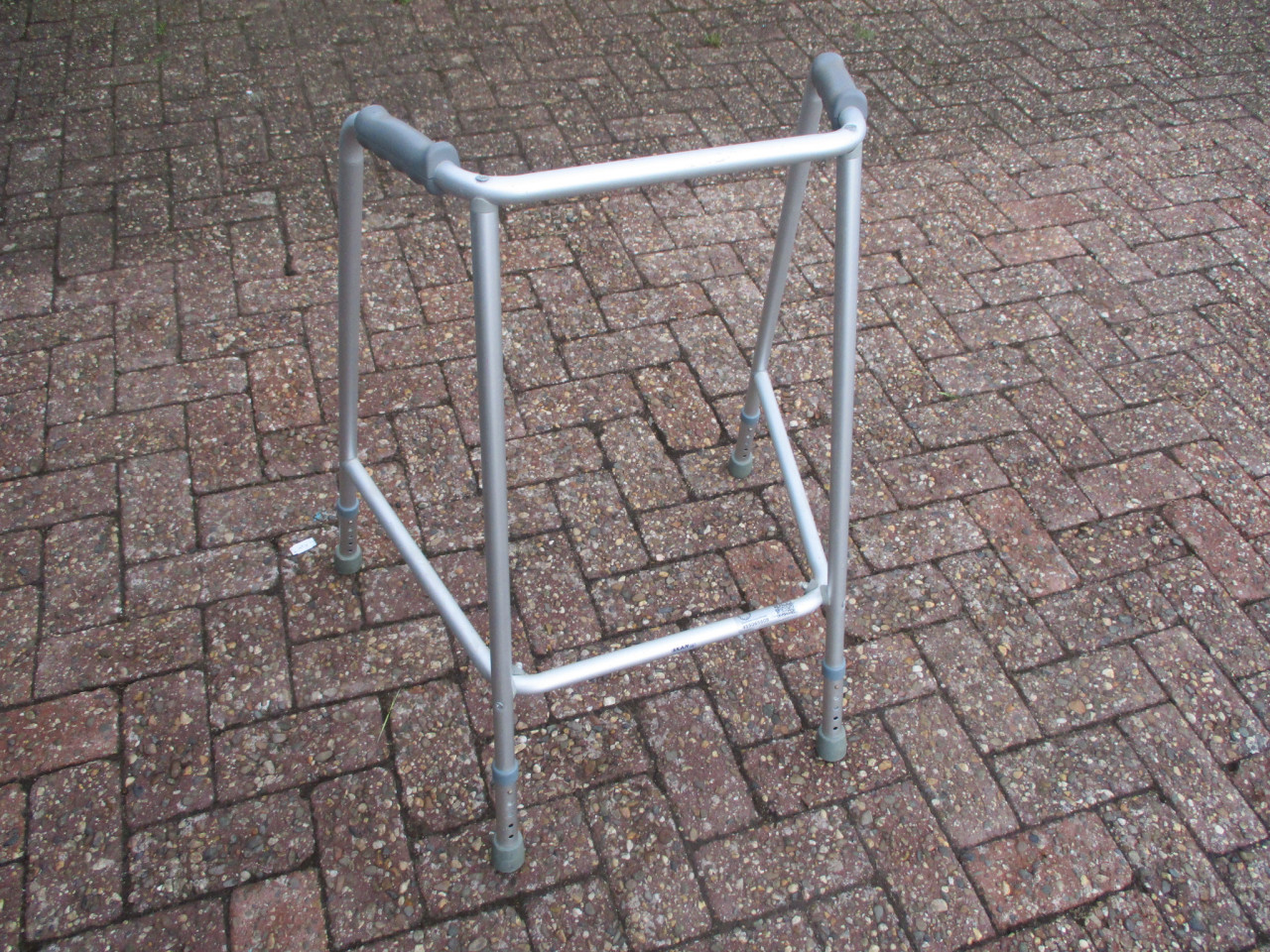 Zgan aluminium lichtgewicht looprek in hoogte instelbaar