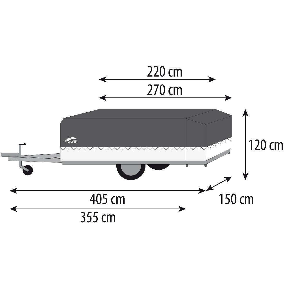 Vouwwagen Cabanon Chamonix Deluxe Easypack 2021