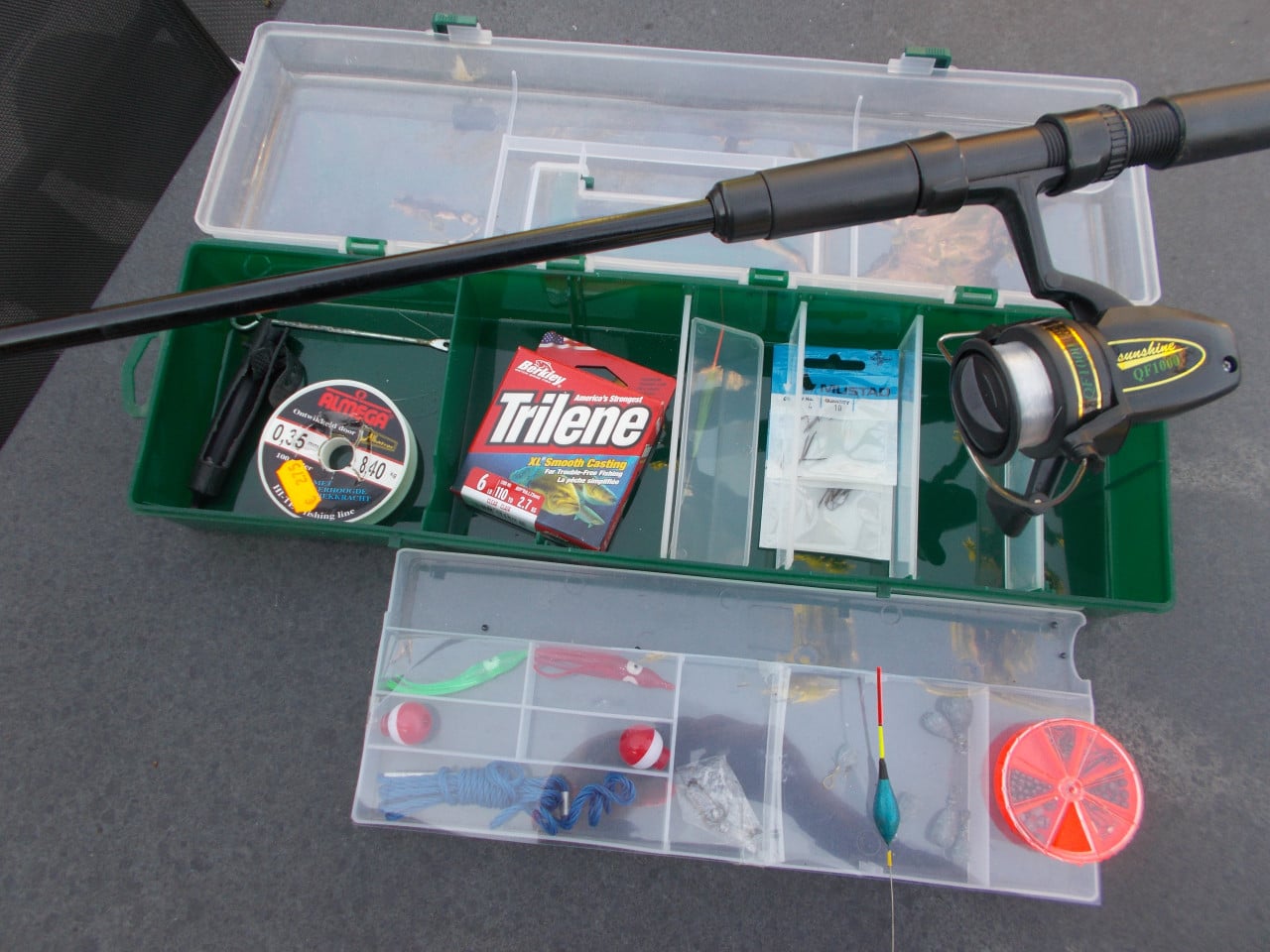 Binnen water hengelset voor de beginnende visser