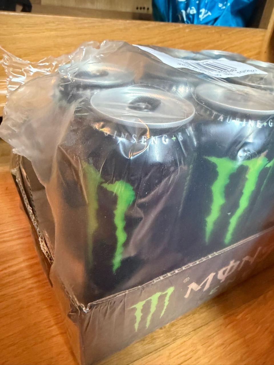 Monster energiedrank div smaken