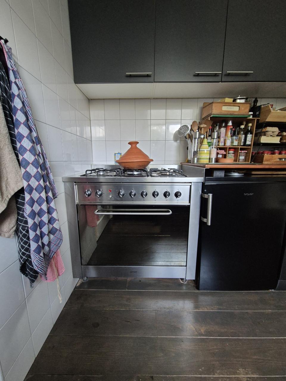 Gasfornuis 5 pits met grote oven