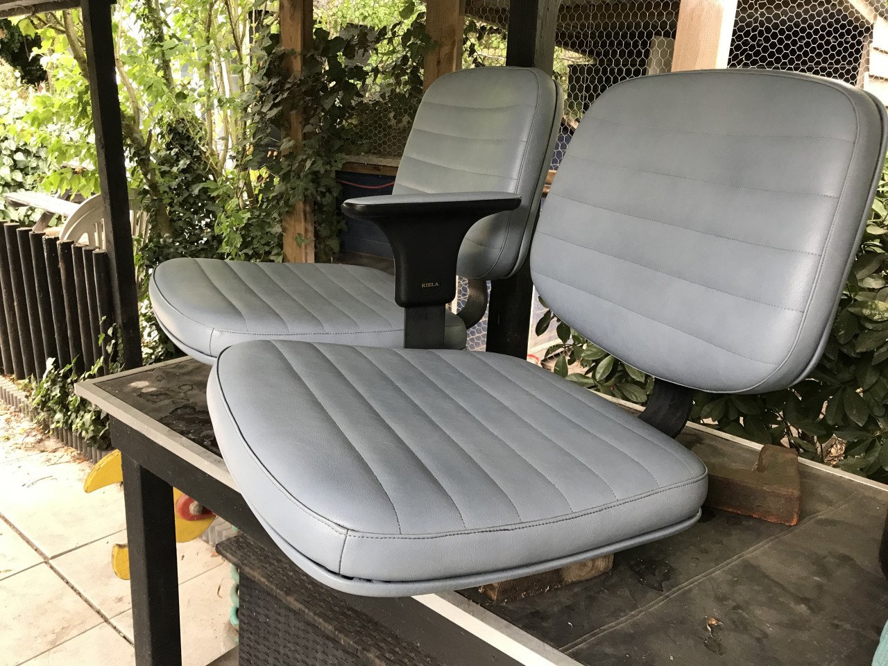 Set stoeltjes voor boot