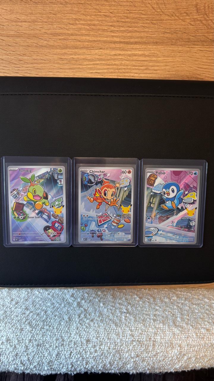 Pokemon First Partner Illustration Series 1 Gen 4